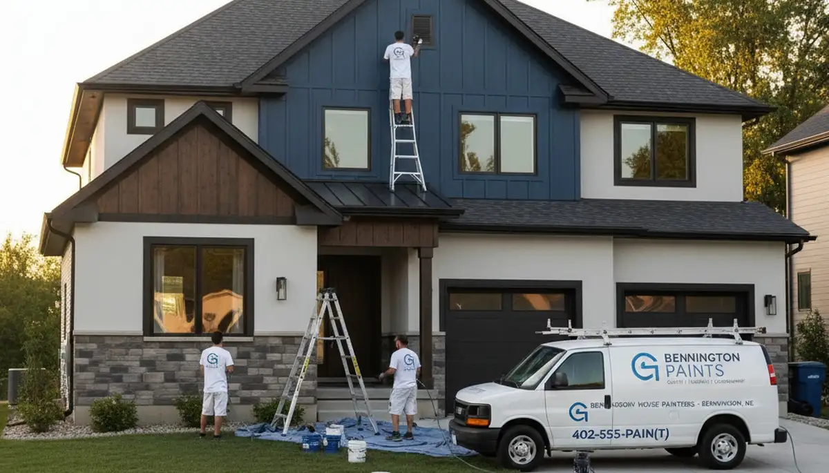 House painting service in Omaha, NE for residential exterior and interior painting projects