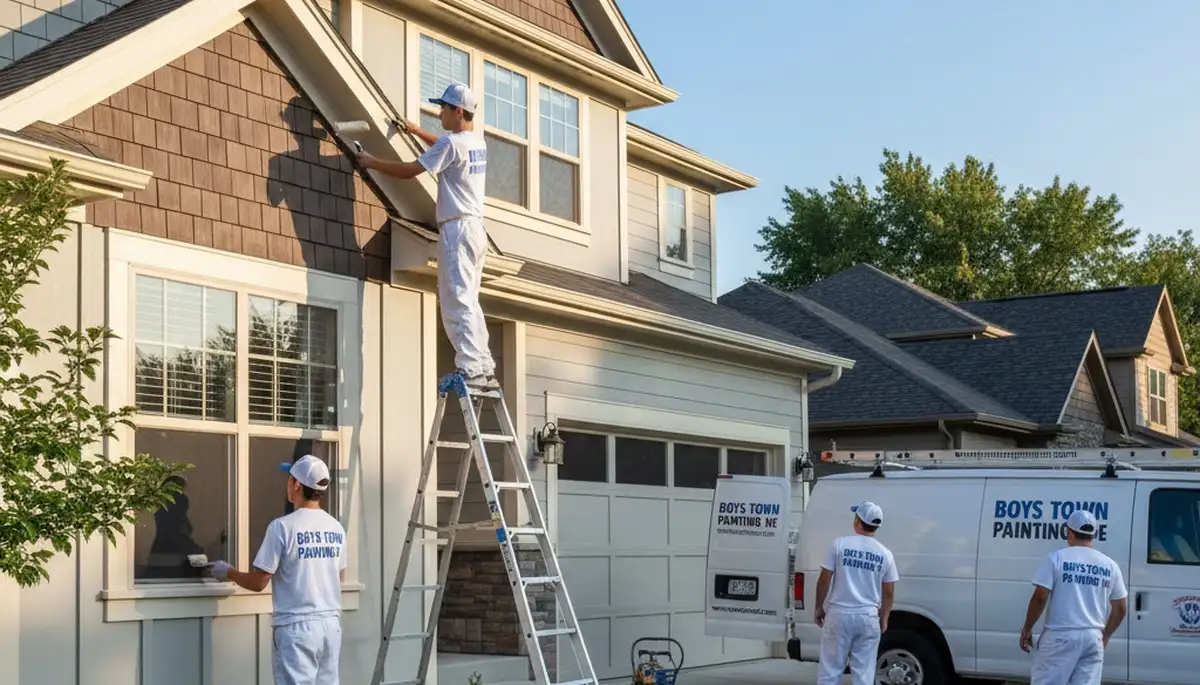 Professional house painting service in Omaha, NE for residential interior and exterior painting