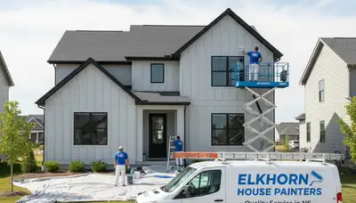 House painting service in Omaha, NE by Painting in Omaha, improving residential exterior finishes