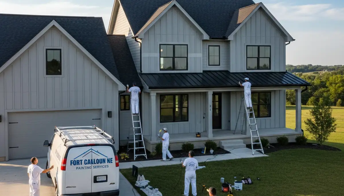Omaha, NE house painting services by Painting in Omaha NE for residential exterior and interior projects