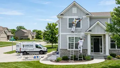 Professional house painters providing exterior home painting services in Omaha, NE