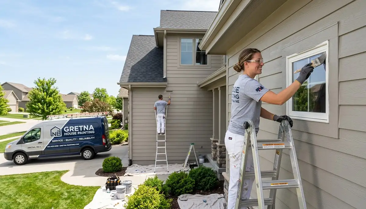 Professional house painting services for homes in Omaha, NE by local painters