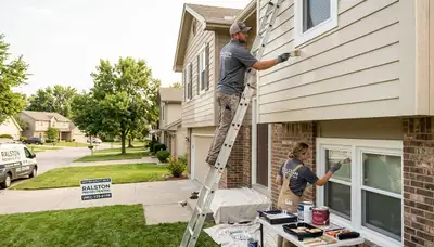 Professional house painters in Omaha NE providing expert residential exterior painting services
