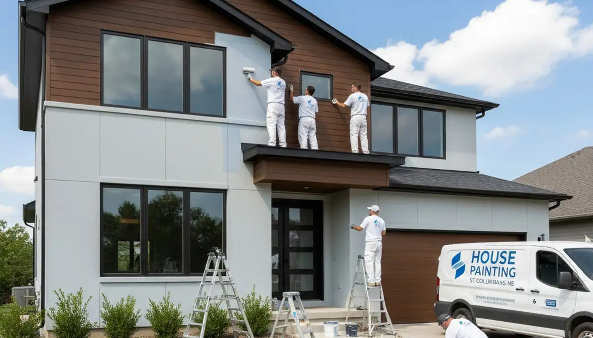 House painters serving Omaha, NE, for residential interior and exterior painting services