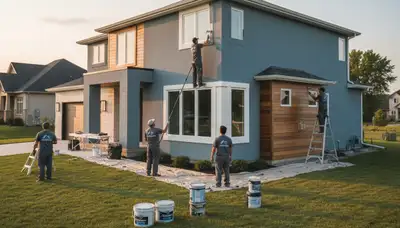 Professional house painting service in Omaha, NE for interior and exterior residential projects